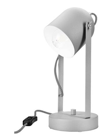 Sivá stolová lampa - LAMKUR