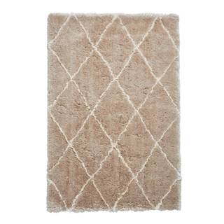 Think Rugs Béžovo-krémový ručne tuftovaný koberec  Morocco Beige & Cream, 120 × 170 cm, značky Think Rugs