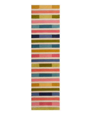 Vlnený koberec behúň 230x60 cm Piano - Flair Rugs