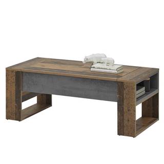 Sconto Konferenčný stolík CATO staré drevo/betón, značky Sconto