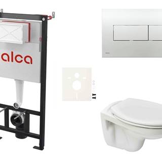 S-Line Cenovo zvýhodnený závesný WC set Alca do ľahkých stien / predstenová montáž + WC  S-line Pre, značky S-Line