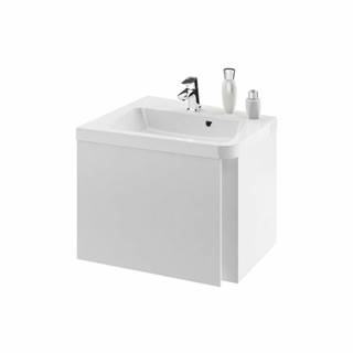 Kúpeľňová skrinka pod umývadlo Ravak 10° 55x49 cm biela