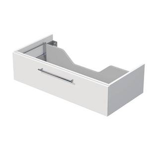 Kúpeľňová skrinka pod dosku s 1 zásuvkou Naturel Ratio 100x26x50 cm biela mat