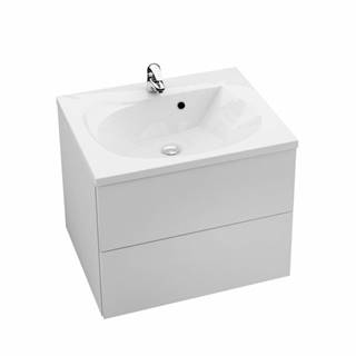 Kúpeľňová skrinka pod umývadlo Ravak Rosa 76x49 cm biela