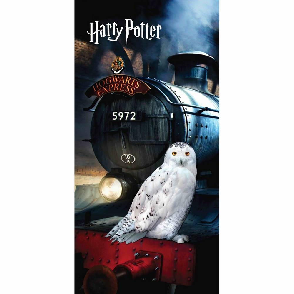 Jerry Fabrics  Osuška Harry Potter "Hedwig", 70 x 140 cm, značky Jerry Fabrics
