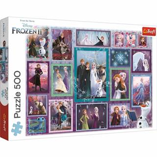 Trefl  Frozen: Magická galéria 500 dielov puzzle, značky Trefl