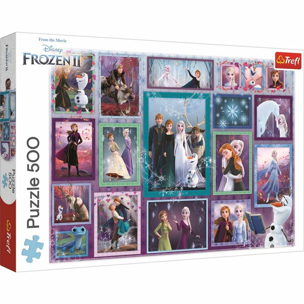 Trefl  Frozen: Magická galéria 500 dielov puzzle, značky Trefl