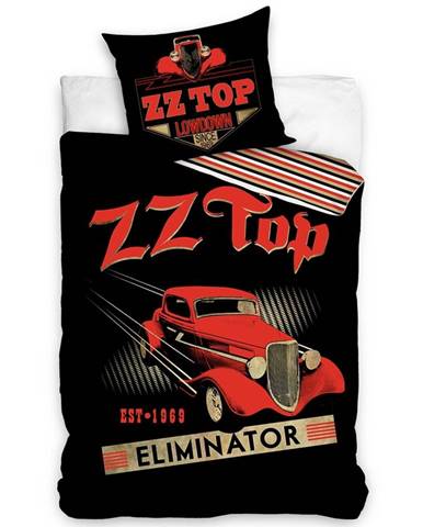 Carbotex Bavlnené obliečky ZZ Top Eliminator, 140 x 200 cm, 70 x 90 cm