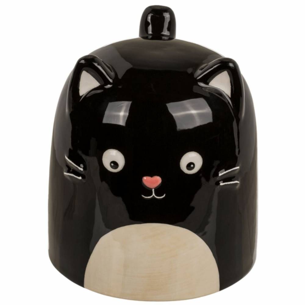 Crystalex Keramický hrnček Mačka, 540 ml, čierna, značky Crystalex