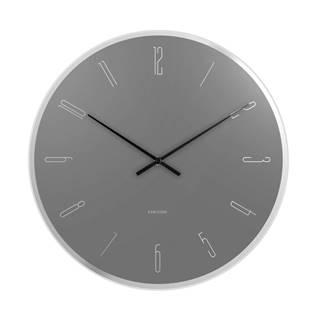 Karlsson Designové nástěnné hodiny 5800GY  40cm, značky Karlsson