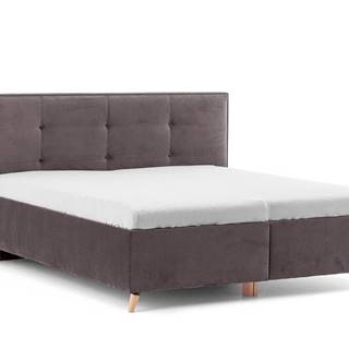 Manželská posteľ 160 cm ZARA, sivohnedá taupe Terra 29