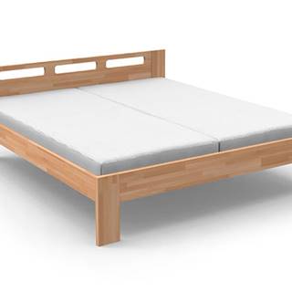 Masívna manželská posteľ NELA 160x200 buk