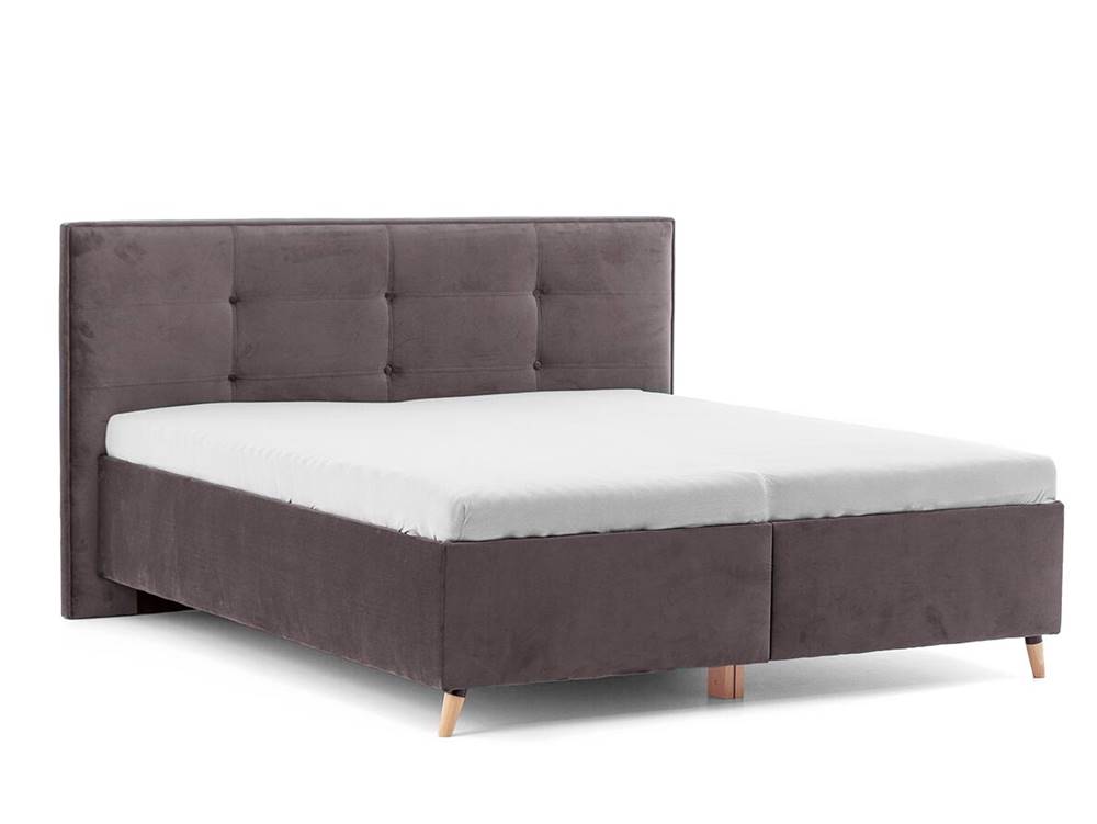 DREVONA Manželská posteľ 180 cm ZARA, sivohnedá taupe Terra 29, značky DREVONA
