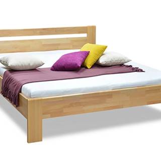 Manželská posteľ z masívu buk 180x200 MATE