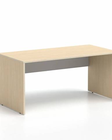Kancelársky stôl LUTZ 160x80 breza + biela