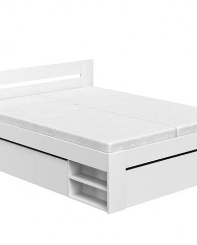 Manželská posteľ biela 160 cm REA KIRA