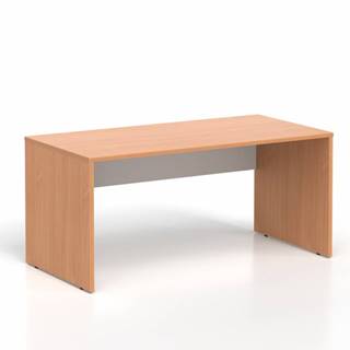 Kancelársky stôl LUTZ 160x80 buk + biela