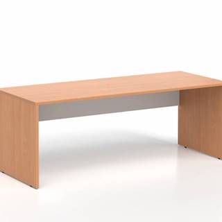 Kancelársky stôl LUTZ 200x80 buk + biela