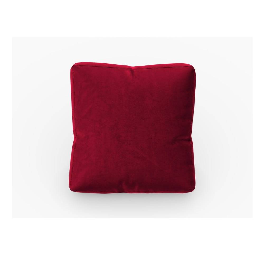 Cosmopolitan Design Červený zamatový vankúš k modulárnej pohovke Rome Velvet - , značky Cosmopolitan Design