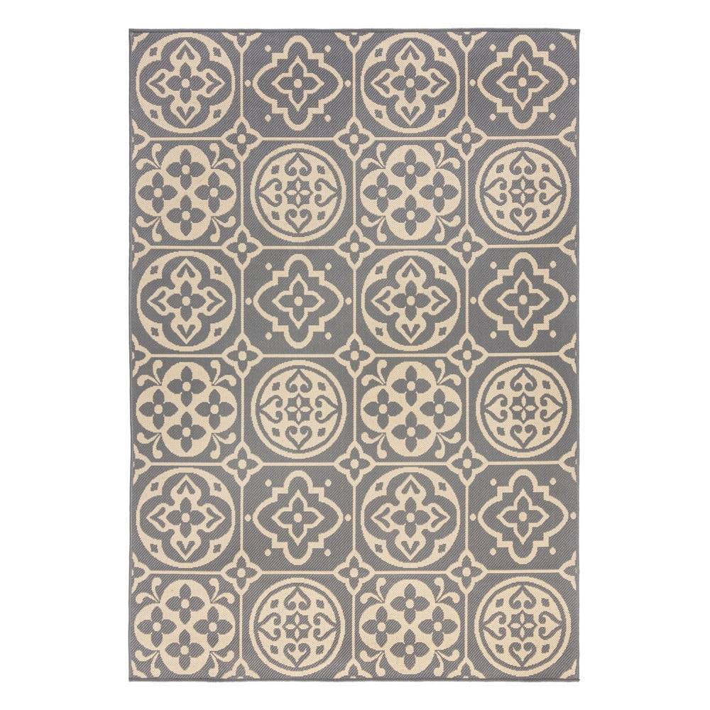 Flair Rugs Sivý vonkajší koberec  Tile, 120 x 170 cm, značky Flair Rugs