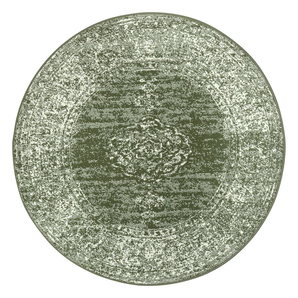 Hanse Home Zelený okrúhly koberec ø 160 cm Méridional - , značky Hanse Home
