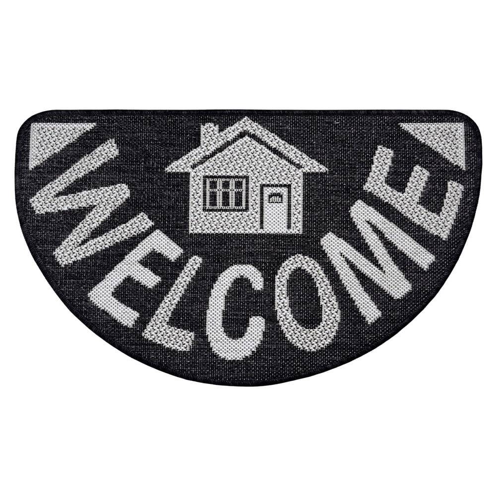 Hanse Home Antracitovosivá rohožka  Weave Big Welcome, 50 x 80 cm, značky Hanse Home