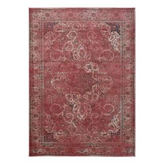 Červený koberec z viskózy Universal Lara Rust, 120 x 170 cm