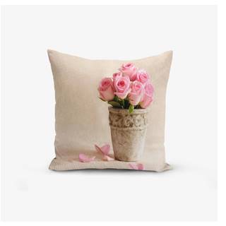Mila Home Obliečka na vankúš s prímesou bavlny Minimalist Cushion Covers Pink Rose, 45 x 45 cm, značky Mila Home