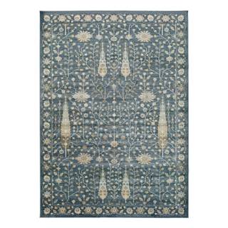 Universal Modrý koberec z viskózy  Vintage Flowers, 140 x 200 cm, značky Universal