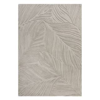 Flair Rugs Sivý vlnený koberec  Lino Leaf, 120 x 170 cm, značky Flair Rugs
