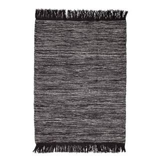 Tmavosivý vlnený koberec Bloomingville Rust, 140 x 200 cm