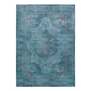 Modrý koberec z viskózy Universal Lara Aqua, 120 x 170 cm