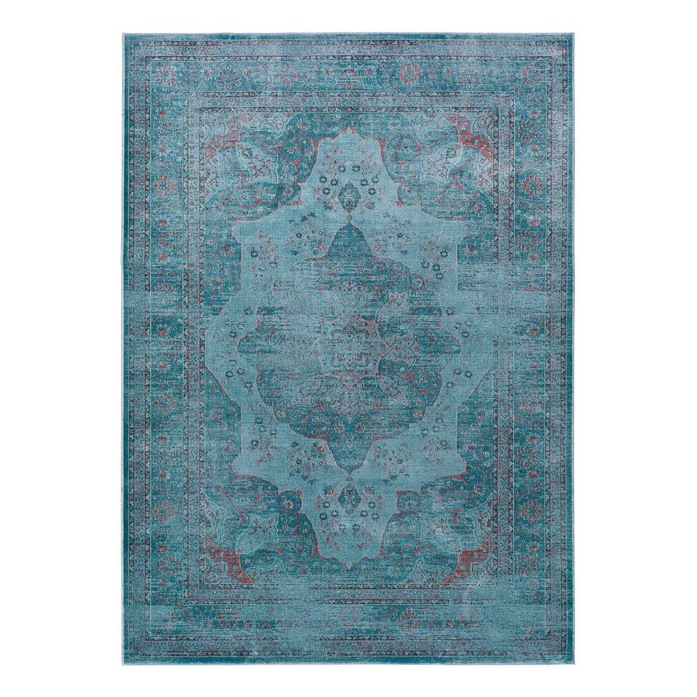 Universal Modrý koberec z viskózy  Lara Aqua, 120 x 170 cm, značky Universal