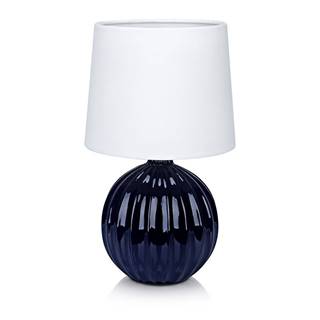 Markslöjd Modro-biela stolová lampa  Melanie, značky Markslöjd