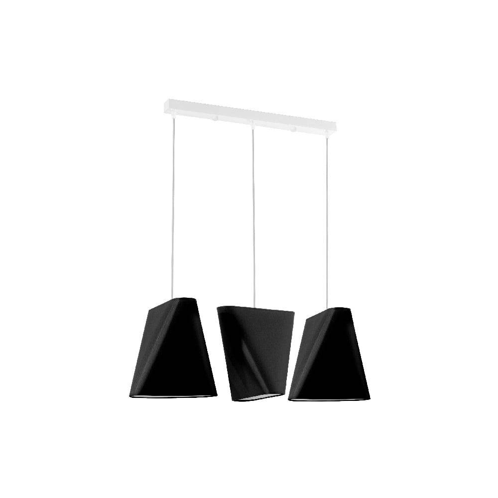 Nice Lamps Čierne závesné svietidlo 82x28 cm Velo - , značky Nice Lamps