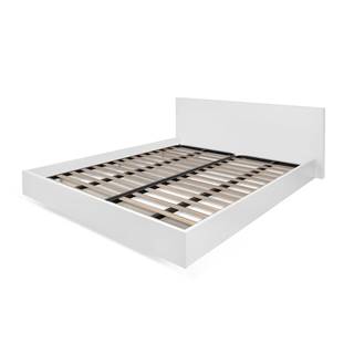 Biela posteľ TemaHome Float, 160 × 200 cm