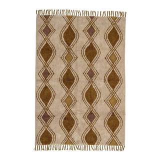 Bloomingville Hnedo-béžový koberec 200x140 cm Isadora - , značky Bloomingville