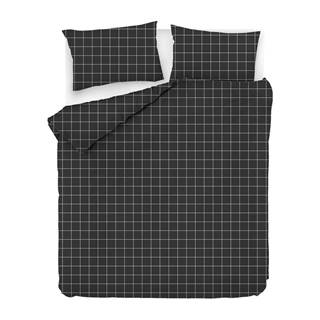 Mijolnir Čierne predĺžené bavlnené obliečky na dvojlôžko 200x220 cm Piga - , značky Mijolnir