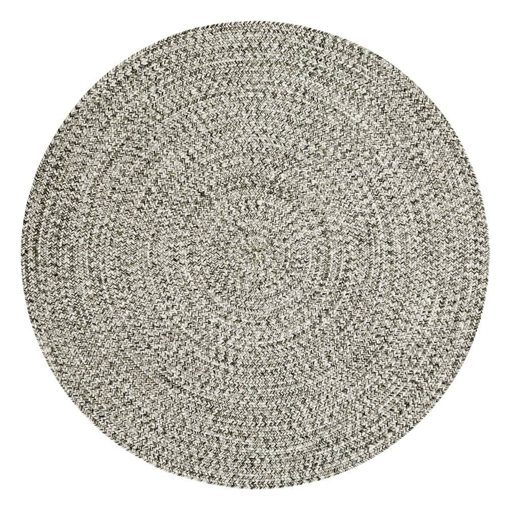 NORTHRUGS Sivý/béžový okrúhly vonkajší koberec ø 150 cm - , značky NORTHRUGS