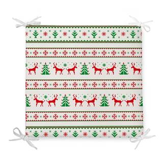 Minimalist Cushion Covers Vianočný sedák s prímesou bavlny  Traditions, 42 x 42 cm, značky Minimalist Cushion Covers