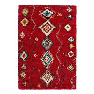 Mint Rugs Červený koberec  Geometric, 80 x 150 cm, značky Mint Rugs