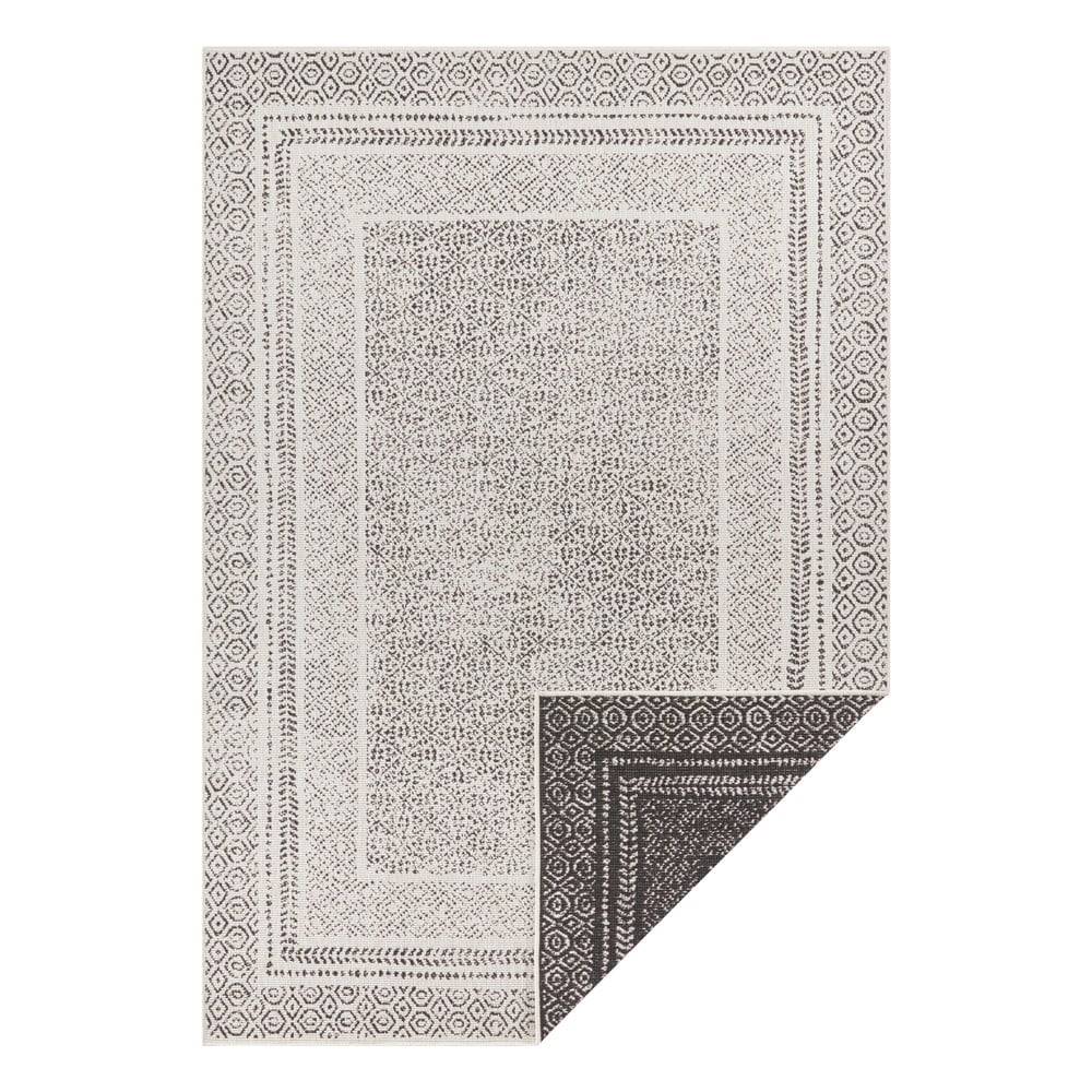 Ragami Čierno-biely vonkajší koberec  Berlin, 160 x 230 cm, značky Ragami