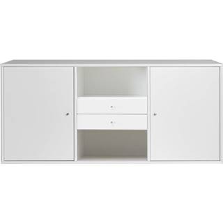 Biela nízka komoda 133x61 cm Mistral - Hammel Furniture