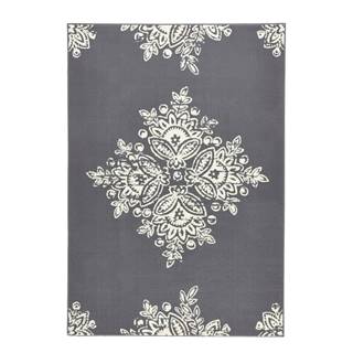 Hanse Home Sivo-biely koberec  Gloria Blossom, 80 × 150 cm, značky Hanse Home