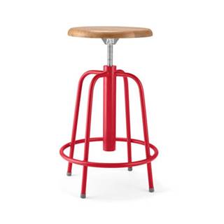 Tchibo Barová stolička s nastaviteľnou výškou, červená, značky Tchibo