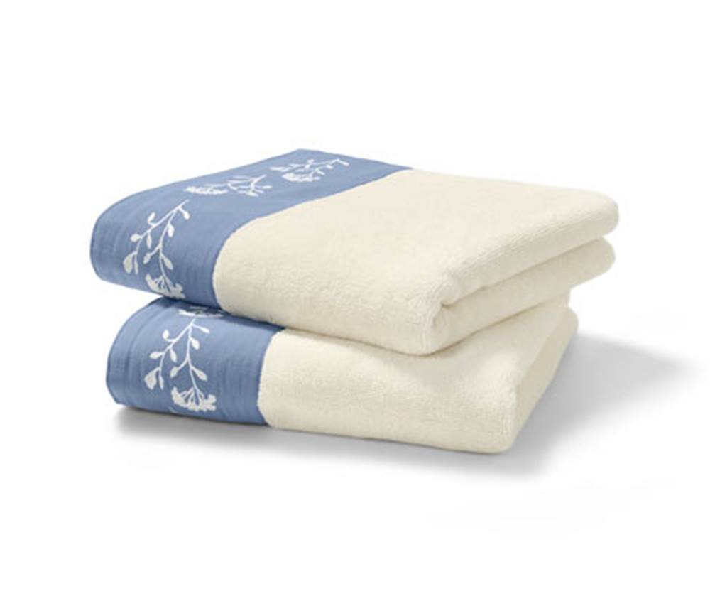 Tchibo Prémiové uteráky, 2 ks, modré, značky Tchibo