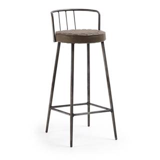 Hnedá barová stolička Kave Home, výška 92 cm