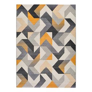 Universal Oranžovo-sivý koberec  Gladys Abstract, 160 x 230 cm, značky Universal