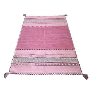 Webtappeti Ružový bavlnený koberec  Antique Kilim, 60 x 90 cm, značky Webtappeti