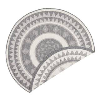 NORTHRUGS Sivo-krémový vonkajší koberec  Jamaica, ⌀ 140 cm, značky NORTHRUGS